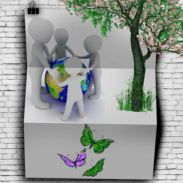 Free attach planet together illustration
