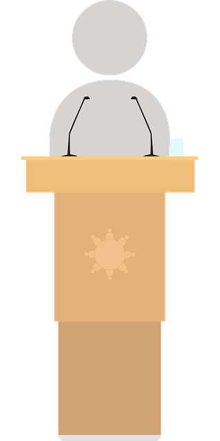 Free speakers speech lecture vector