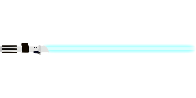 Free lightsaber star wars jedi vector