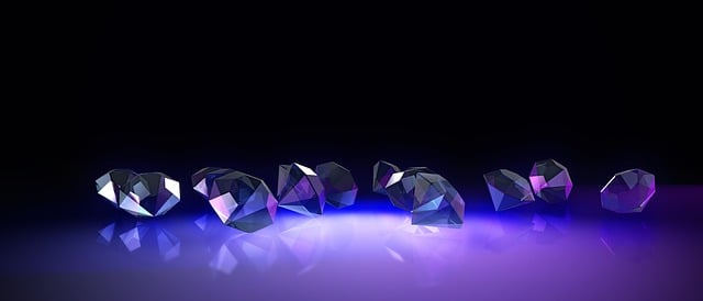 Free crystals diamonds slides illustration