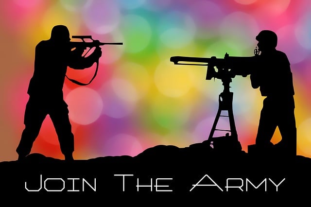 Free satire soldiers war illustration