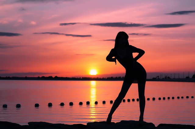 Free Contour Sunset Glow photo and picture