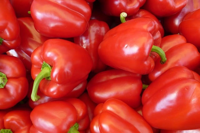 Free paprika sweet peppers red illustration
