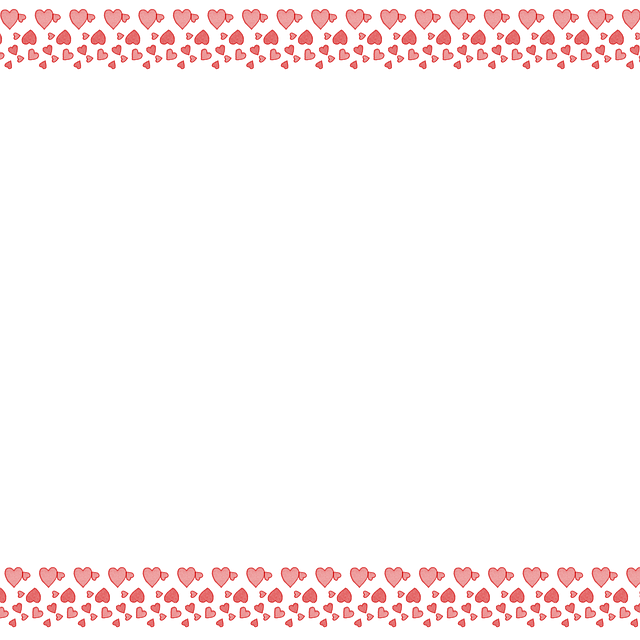 Free valentine's day love hearts illustration