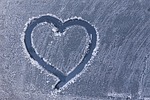 heart, hoarfrost, frost