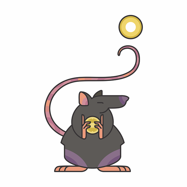Vektor, Ratte, Natur, Chinesisch