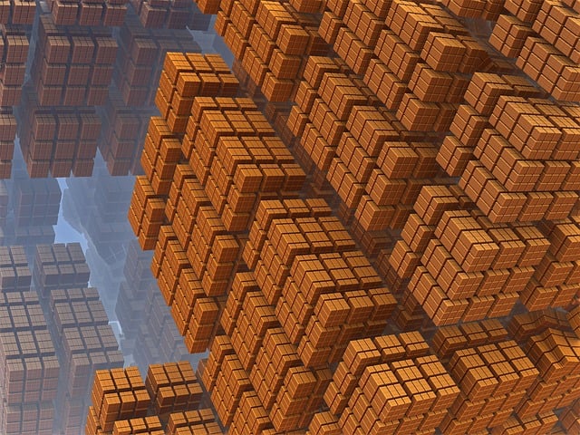 Download free HD stock image of Fractal 3D Free fractal 3d cubes illustration