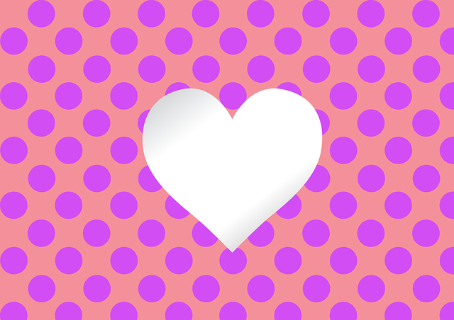 Free love heart valentine's day vector
