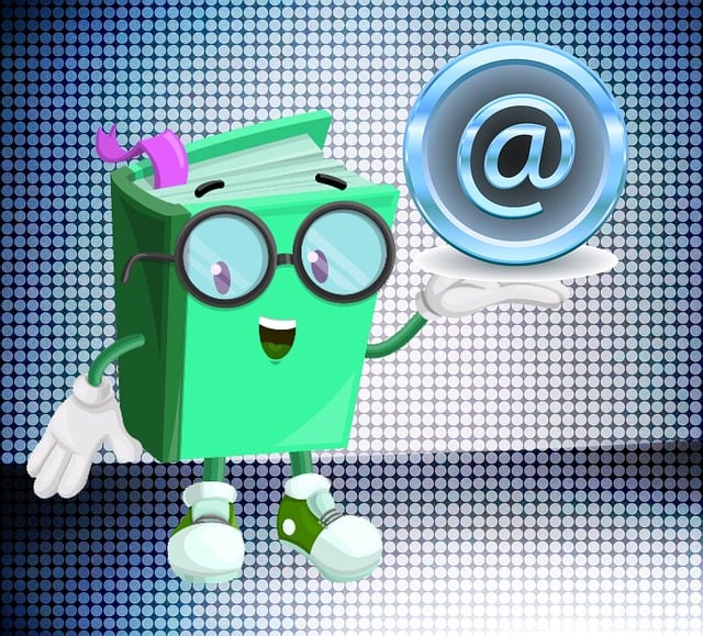 Free professor book e-mail illustration