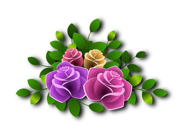 Free Roses Flowers illustration and picture