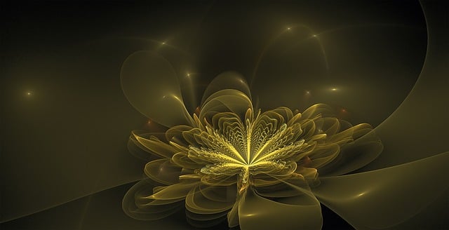 Free fractal nature flower illustration