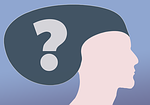 think, head, silhouette
