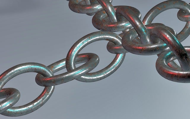 Free chain metal rust illustration