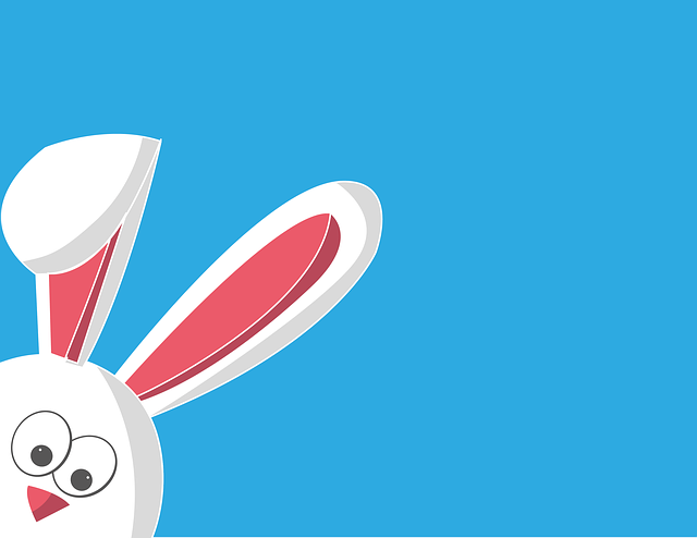 Free easter rabbit spring illustration
