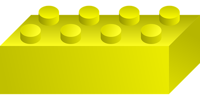 Free Yellow Brick Toys vector and picture