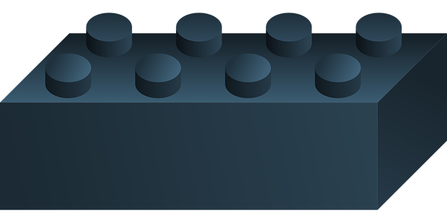 Free Black Brick Toys vector and picture