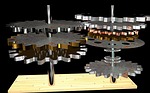 gears, metal, stainless