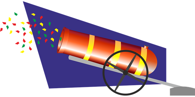 Free cannon shot pop vector
