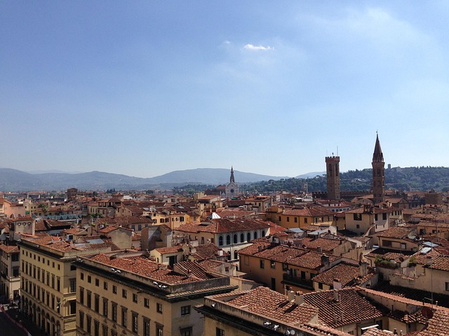 Florence, Daken, Italië, Architectuur