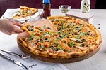pizza, baking, fast food