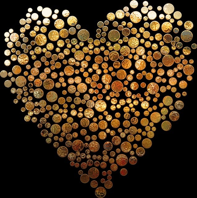 Free heart love valentine illustration