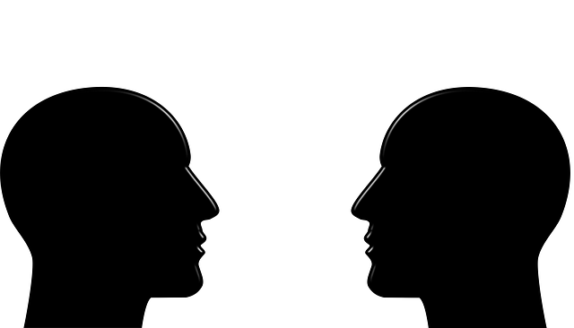 Free interview conversation talking illustration