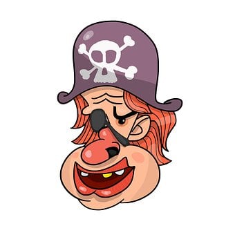 Free Pirate Drawing illustration and picture