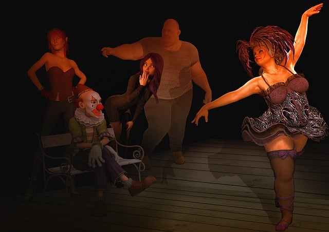 Free repetition theater listening illustration