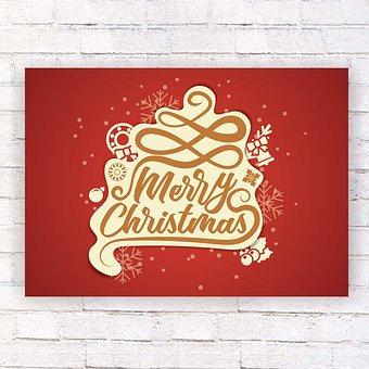 Weihnachten, Hintergrund, Vektor, Karte