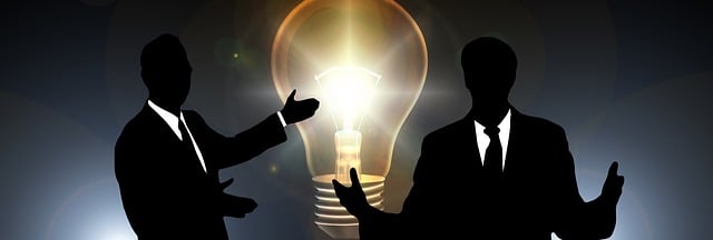 Free business people pear think illustration