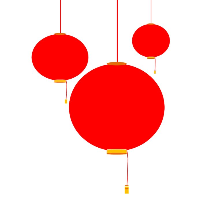 Lampion Imlek Vector Png Nusagates