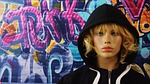 street art, graffiti, woman