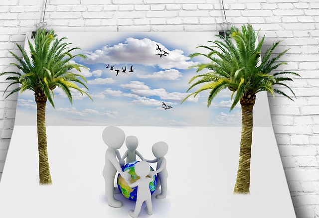 Free together group of people family illustration