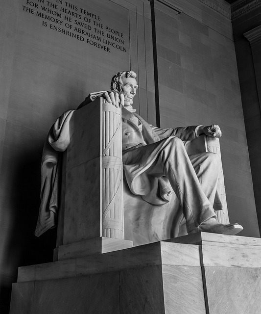 Lincoln, Monument, Statue, Usa, Denkmal