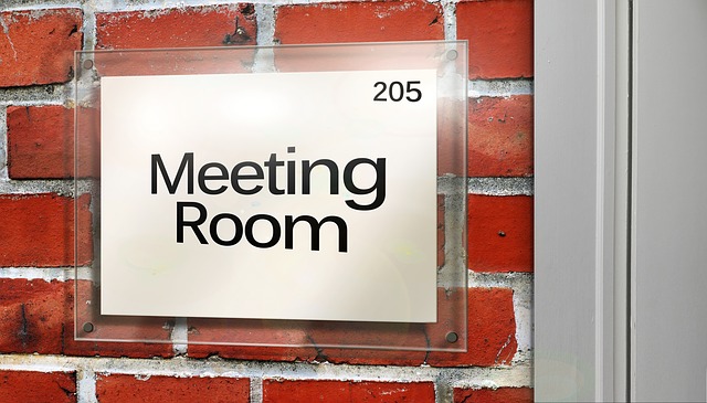 Free meet meeting space illustration