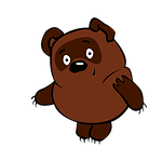 winnie the pooh, vector, figure