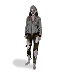 zombie, female, woman