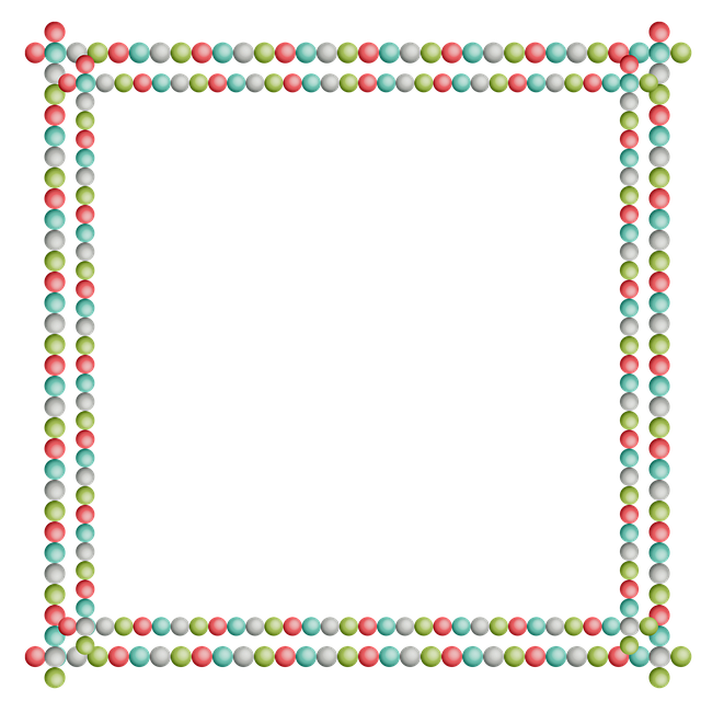 Download free HD stock image of Frame Colored Balls Free frame colored balls square illustration