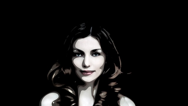 Free portrait woman girl illustration
