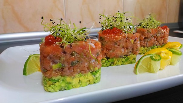 Free Tartar Salmon photo and picture