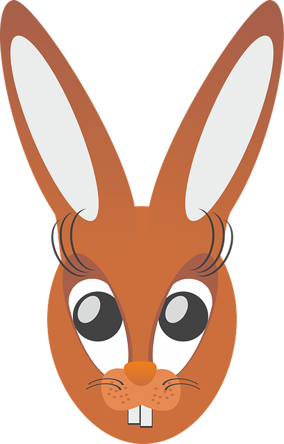 Free rabbit rabbits long-eared vector