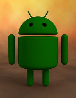 人造人間, アンドロイドロゴ, ロボット, 3 D 図