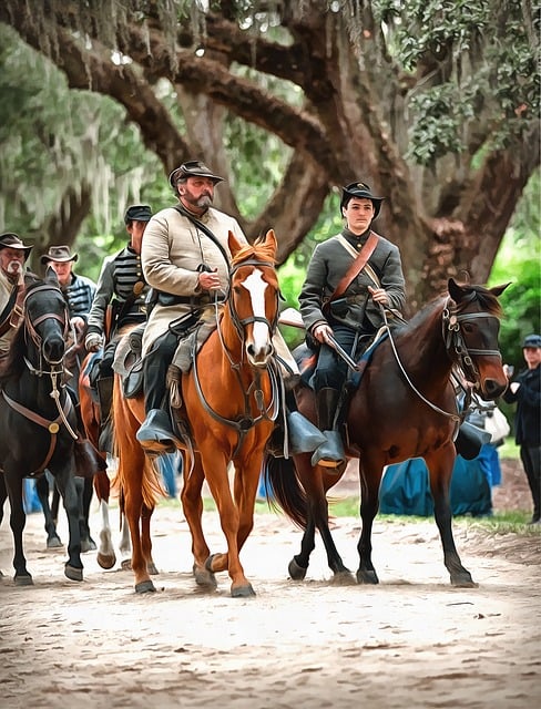 Guerra Civil, Recreación, Caballos
