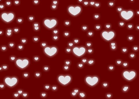 Free Red Hearts illustration and picture