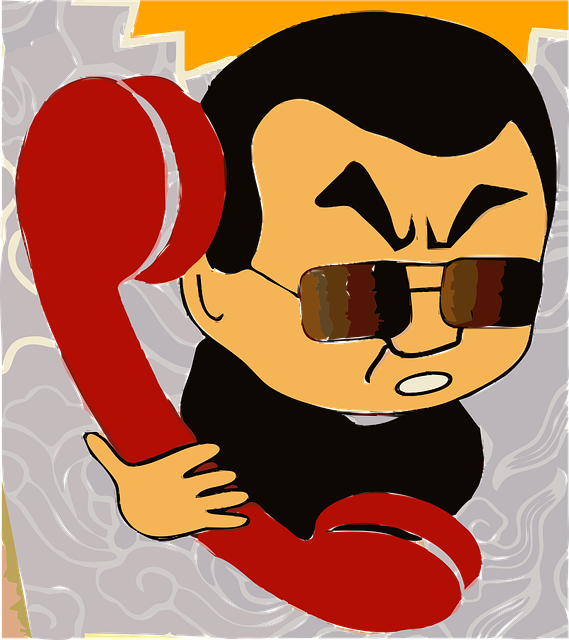Free call comic characters crimes vector