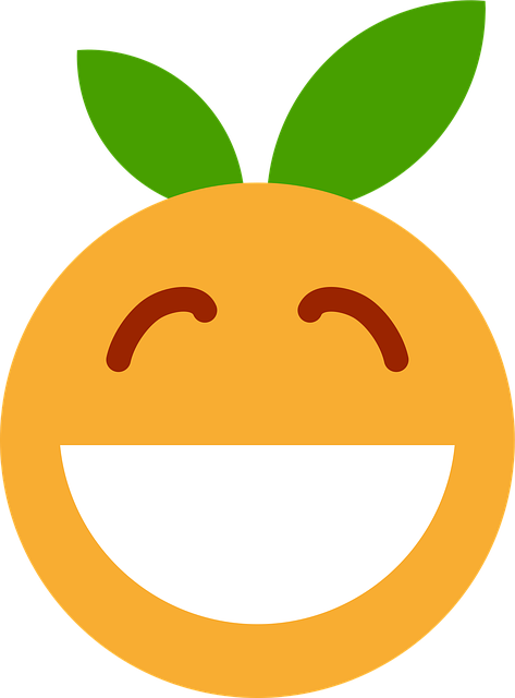Free clementine orange cartoon vector