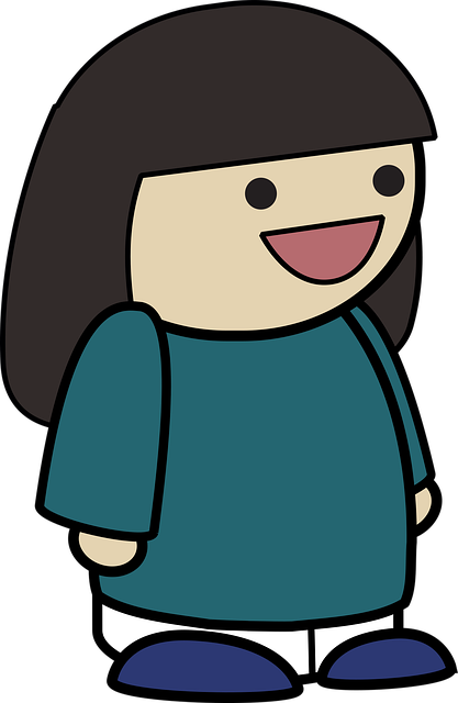 Free girl character comic characters vector