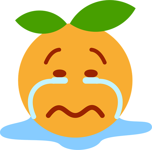Free clementine orange cartoon vector