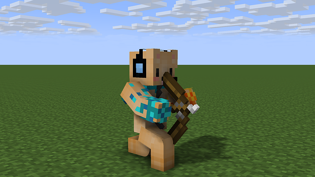 Free Player Minecraft Animation illustration and picture