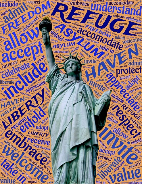 Free refuge haven asylum illustration